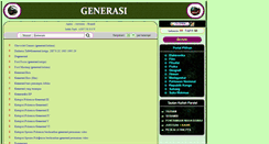 Desktop Screenshot of generasi.info